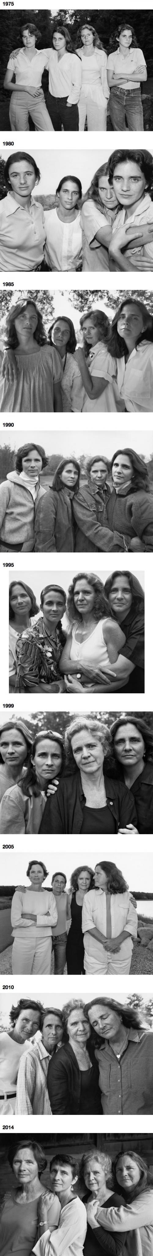 4 sestry v průběhu let