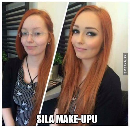 Síla make-upu