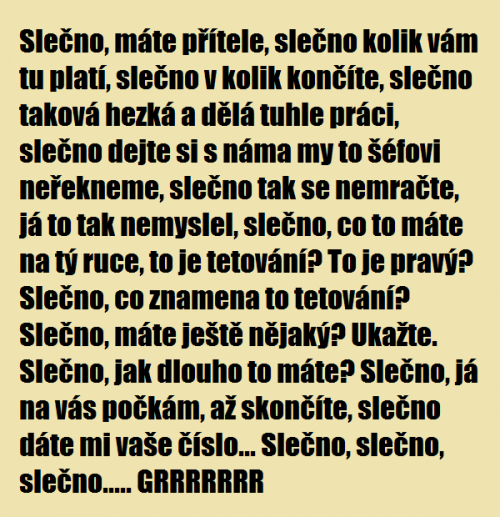 Slečno