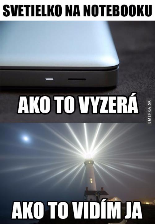 Světlo u PC