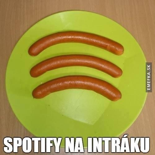 Spotify na intru