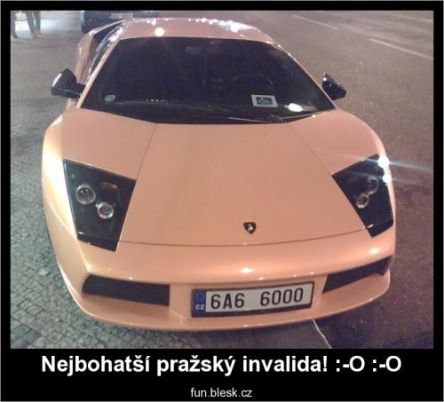  Nejbohatší pražský invalida! :-O :-O 