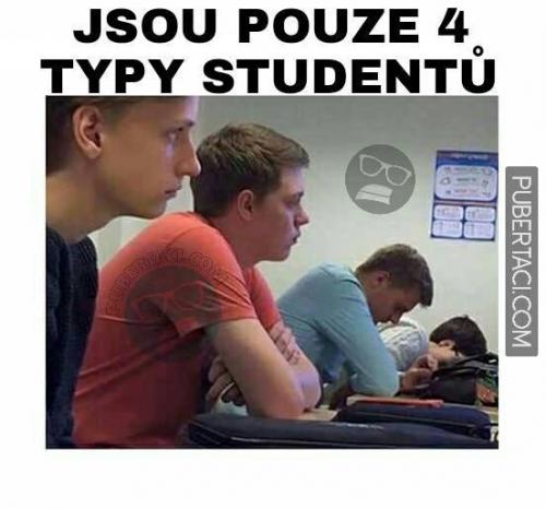  Typy studentů 