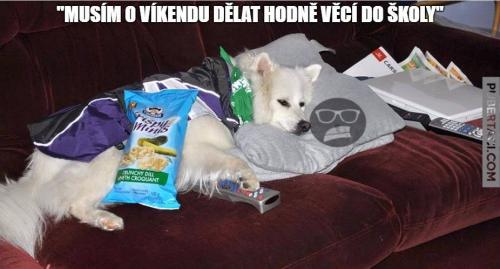 O víkendu