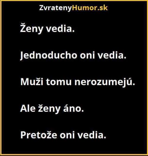  Ženy vědí.. 