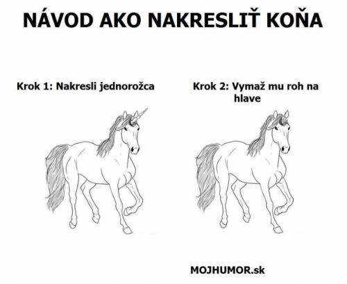  Jak nakreslit koně 