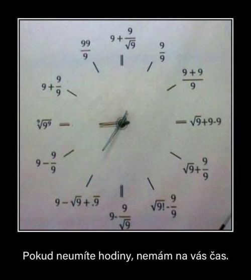  Hodiny pro matematikáře 