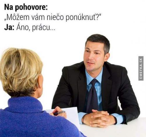 Na pohovoru
