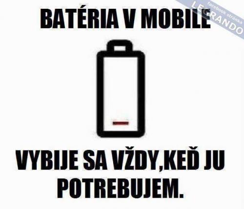  Baterie v mobilu 