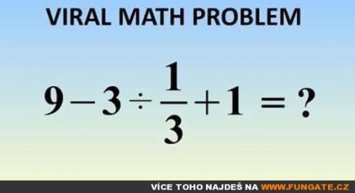  Dokážeš vyřešit tento matematický problém 