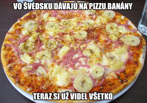  Pizza s banány 