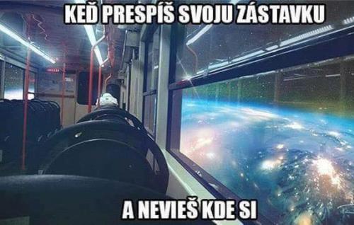 Zaspání v buse