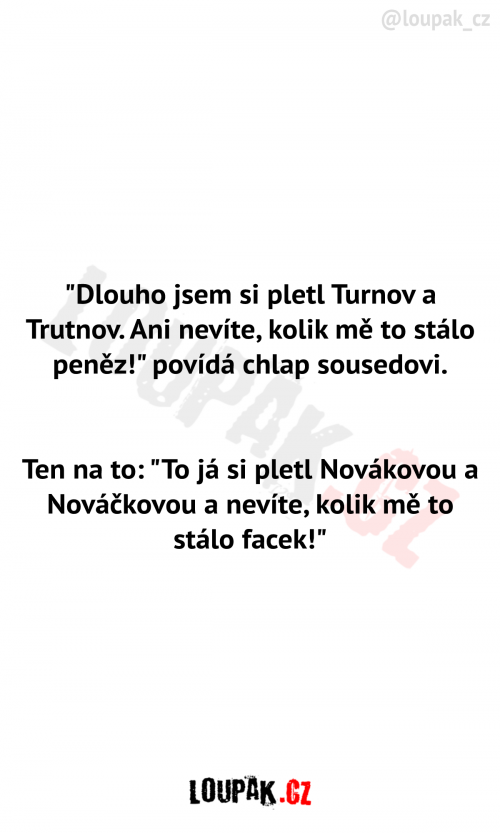  Turnov vs. Trutnov, Nováková vs. Nováčková 