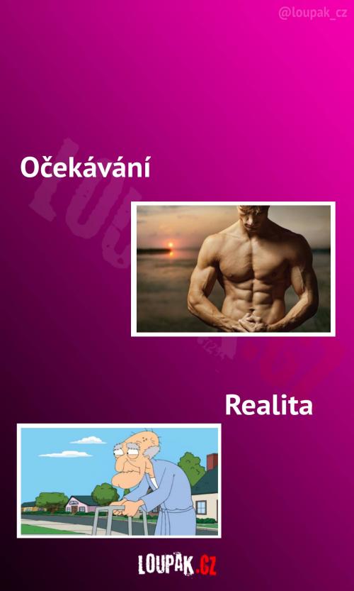  Fitnesák vs fitnesák v pozdějších letech 