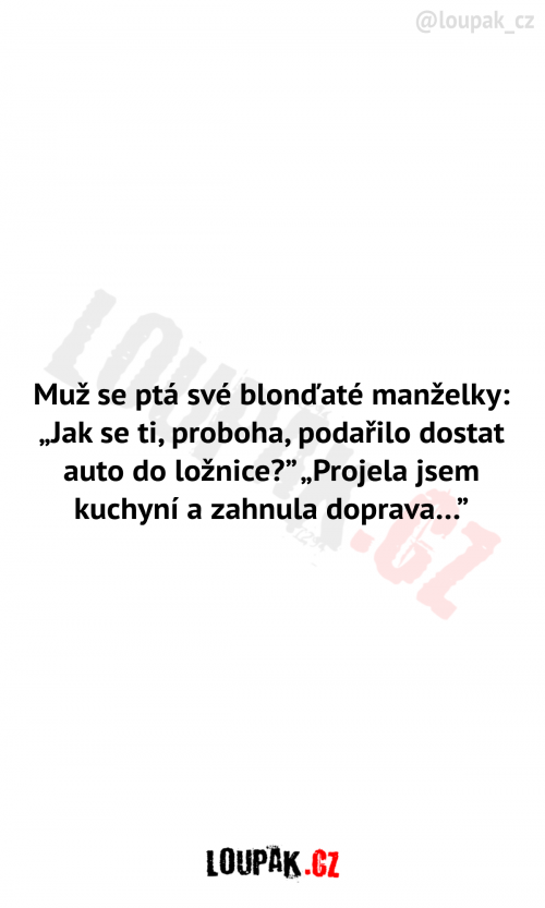  Muž se ptá své manželky 