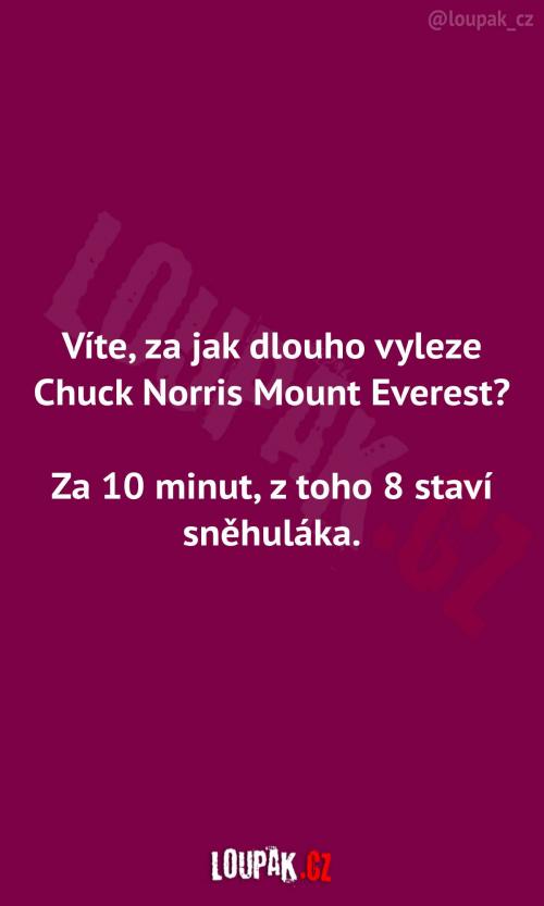  Chuck Norris na Mount Everestu 