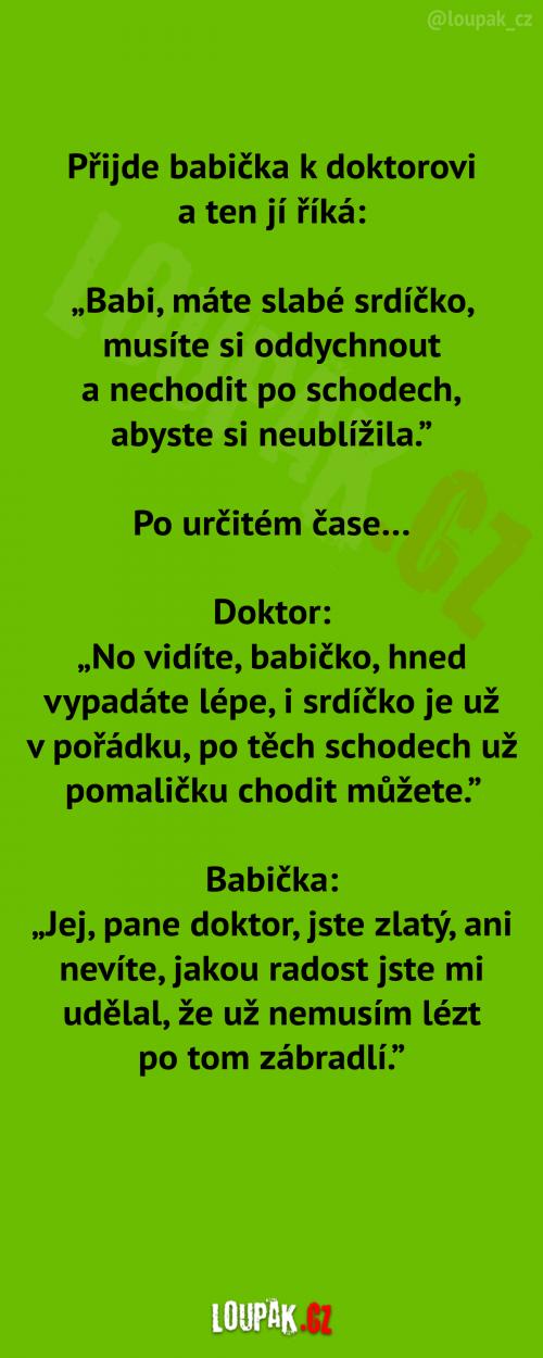  Babička to u doktora celé popletla 