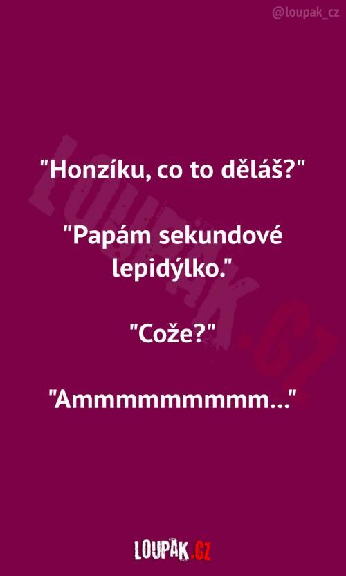 Honzík už ho spapal celé