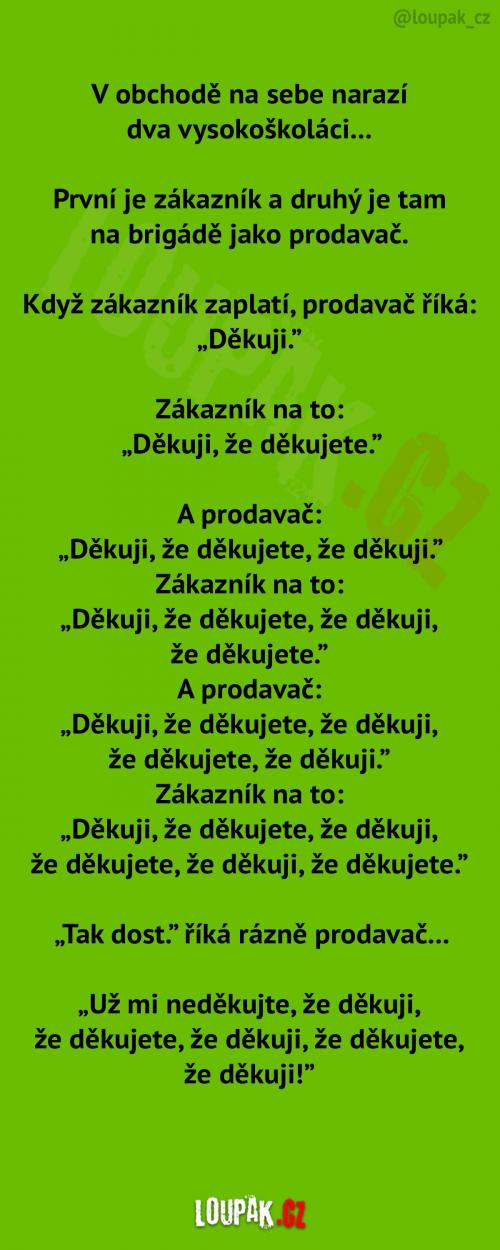 Když se potkají dva vysokoškoláci