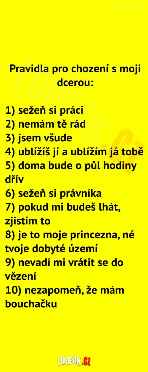  Pravidla pro chození 