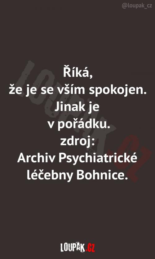 Tak to určitě není v pořádku