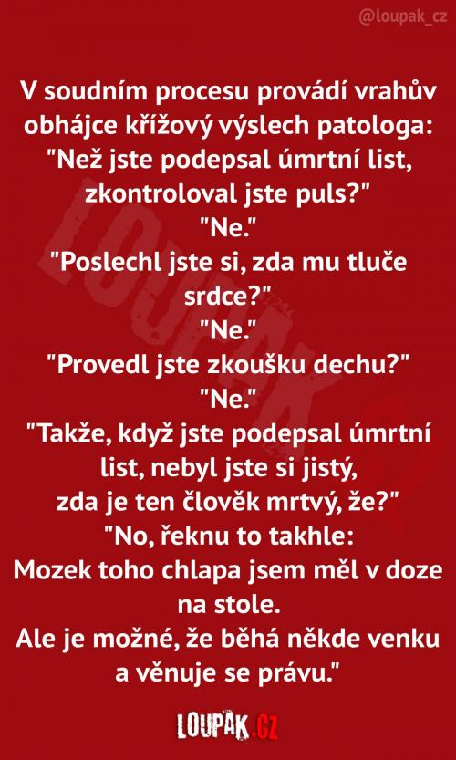 Tady by byla šance na obhajobu