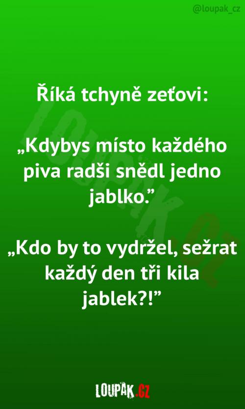 Tchýně provokuje zeťáka