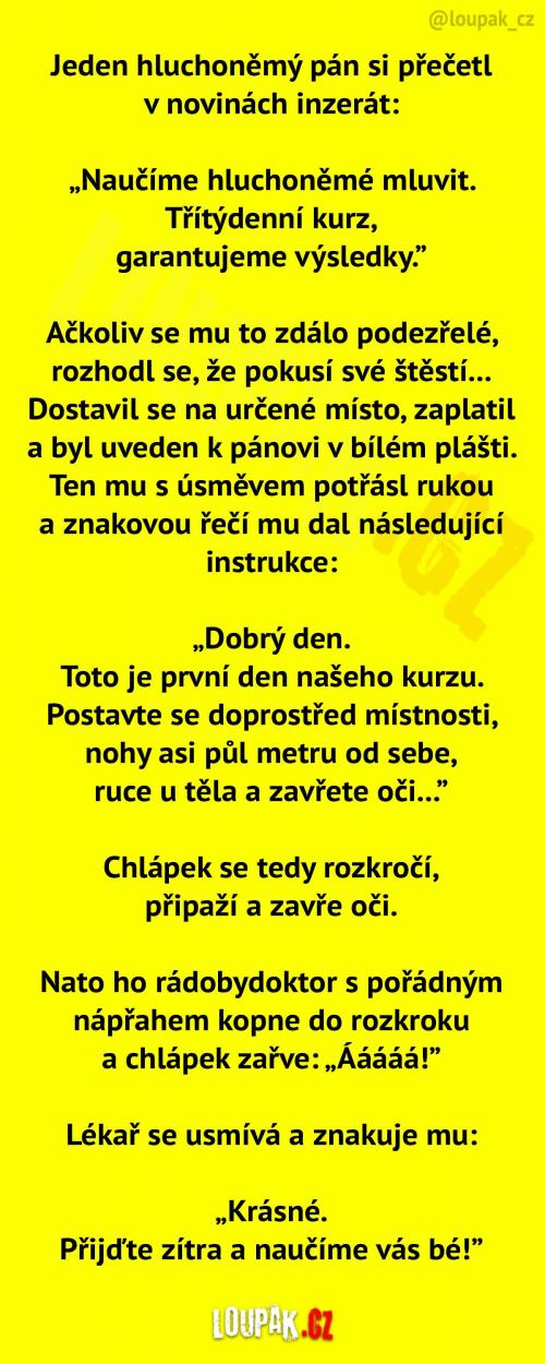  Kurz pro hluchoněmé... 