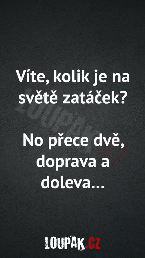  Kolik je na světě zatáček 