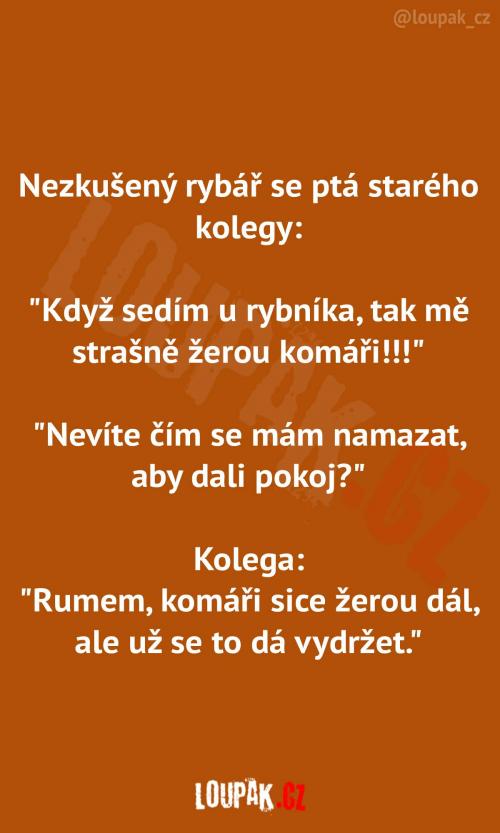 Nezkušený rybář u rybníka 