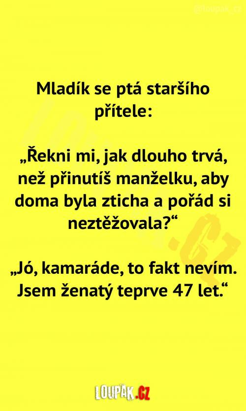 Jak doma zkrotit manželku?