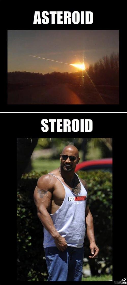  Asteroid vs. steroid 