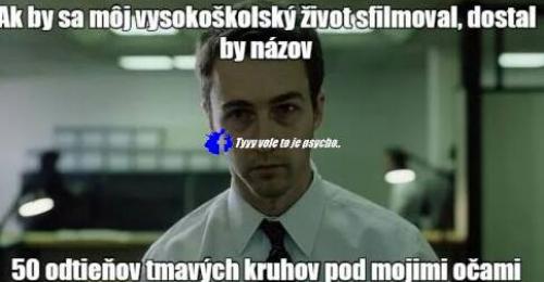  Vysokoškolský život 