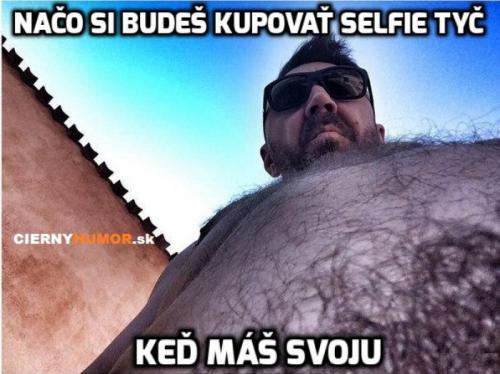  K čemu selfie tyč? 