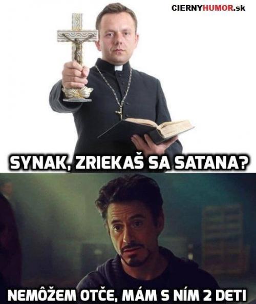 Zříkáš se satana