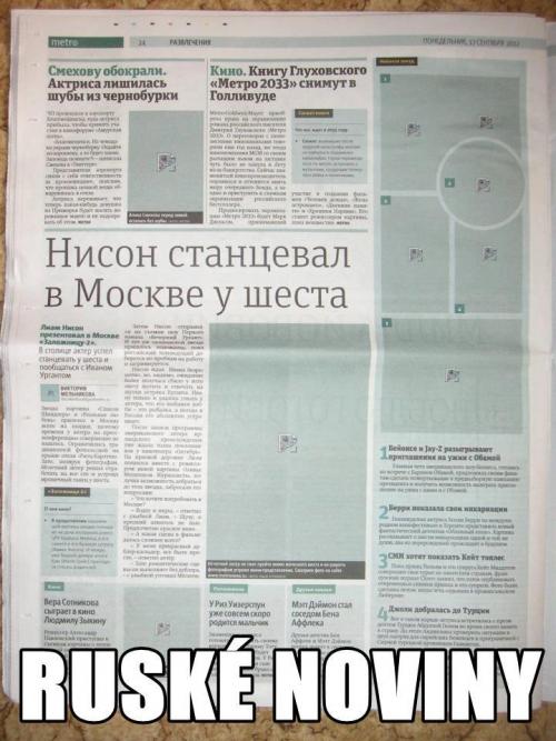  Ruské noviny 