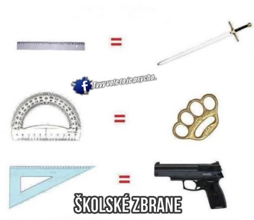  Školní zbraně 