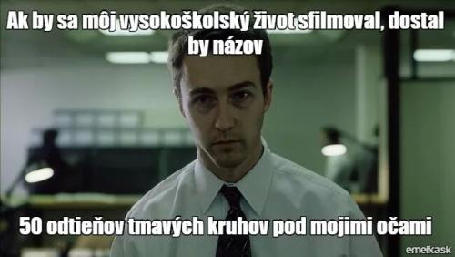  Vysokoškolský život 