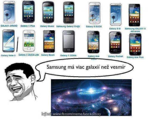  Samsung vs vesmír 