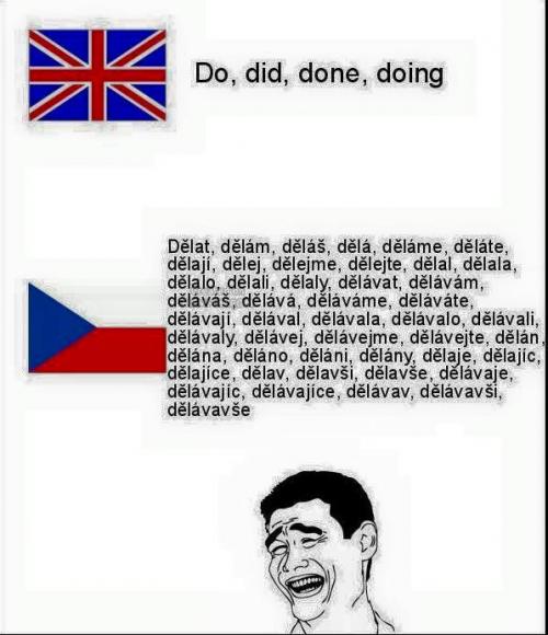  Angličtina vs čeština 