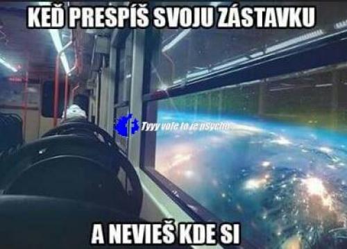 Když přespíš zastávku