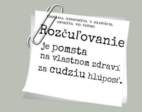  Rozčilování 