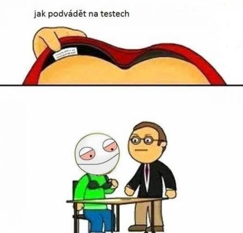 Jak podvádět na testech