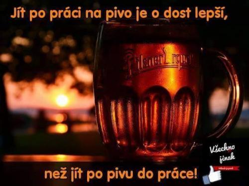 Práce a pivo