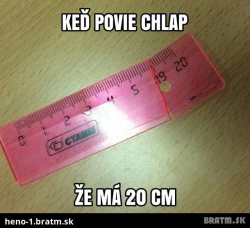  Mám asi 20 cm 