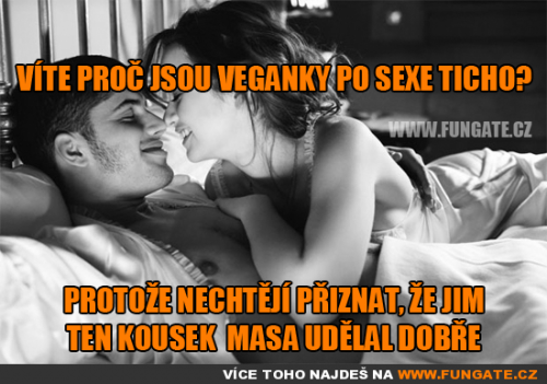  Víte proč jsou veganky po sexe ticho 