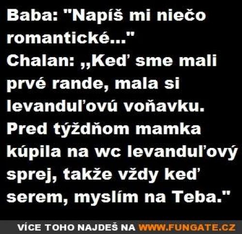  Napiš mi něco romantického 