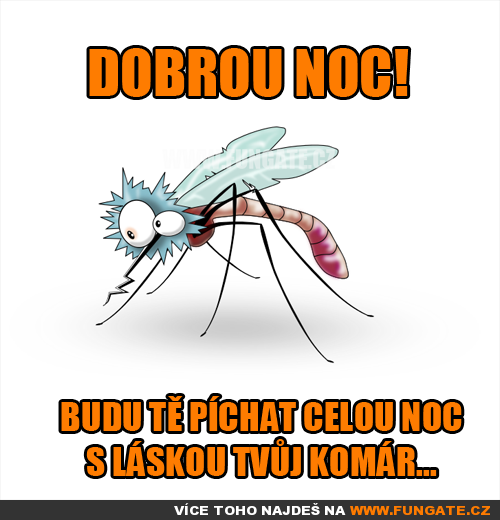  Dobrou noc! Budu tě 