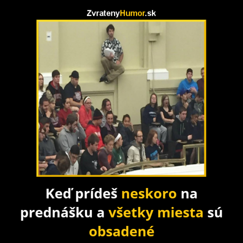 Na přednášce