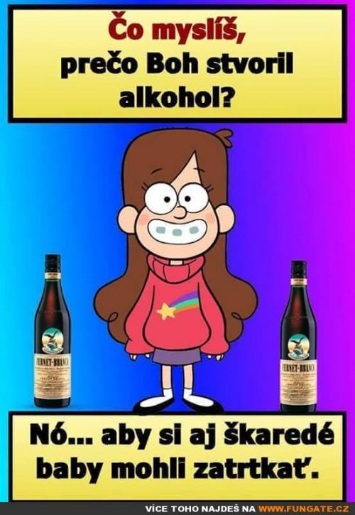  Co myslíš, proč bůh stvořil alkohol 